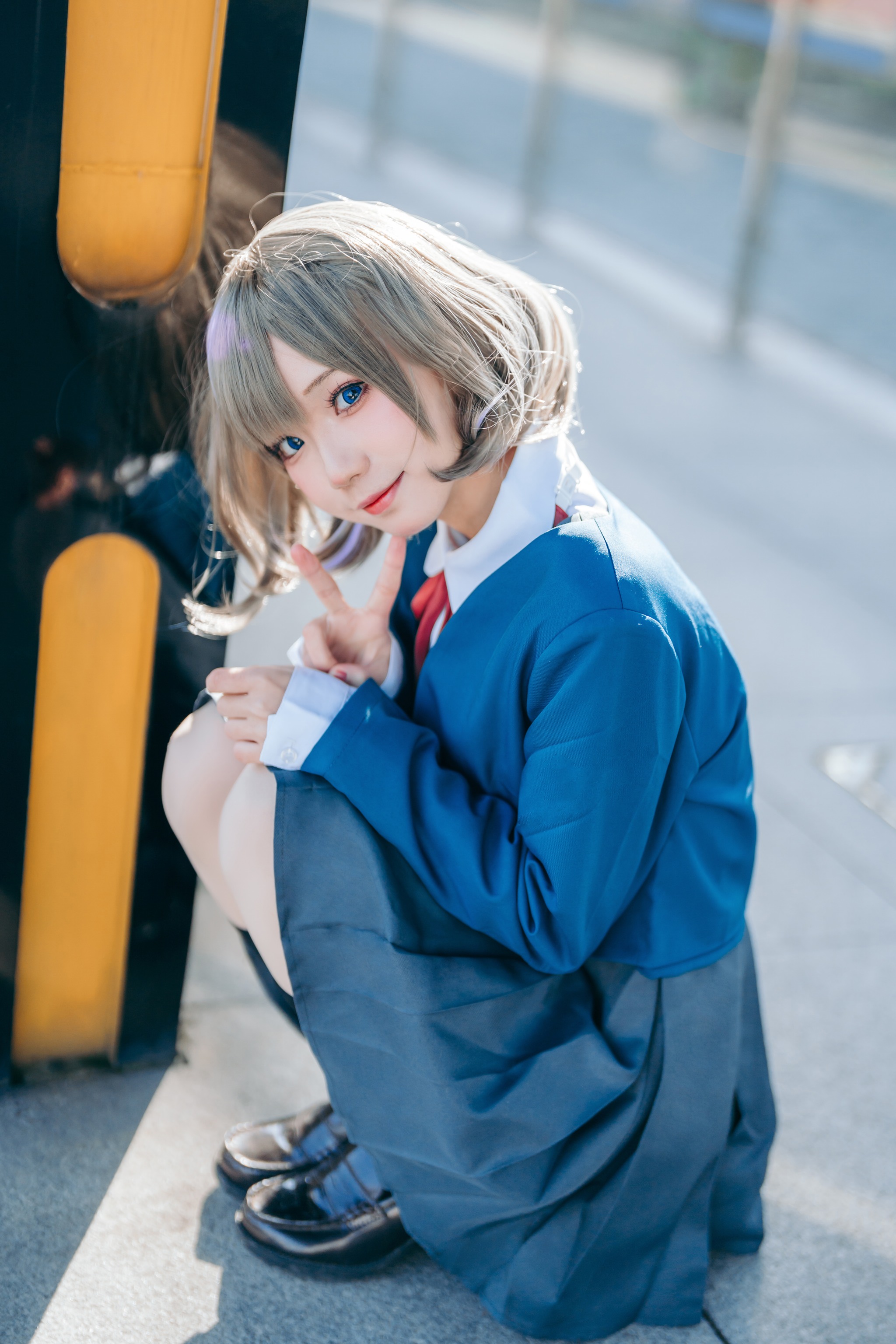 花柒Hana - NO.019 唐可可校服[15P]-XikXak